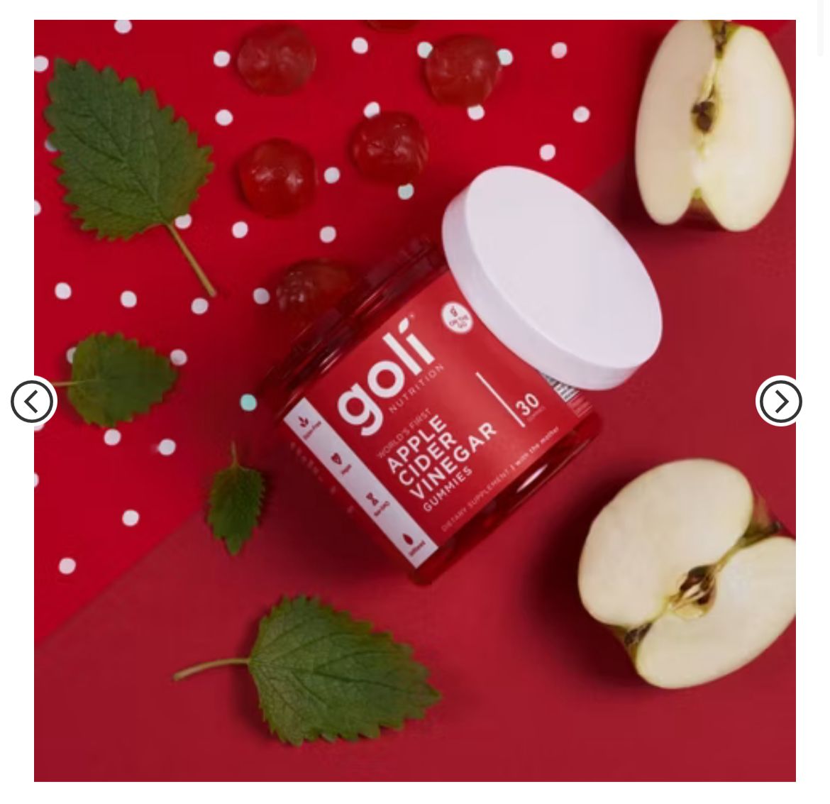 GOLI VINAGRE DE MANZANA EN GOMITAS
