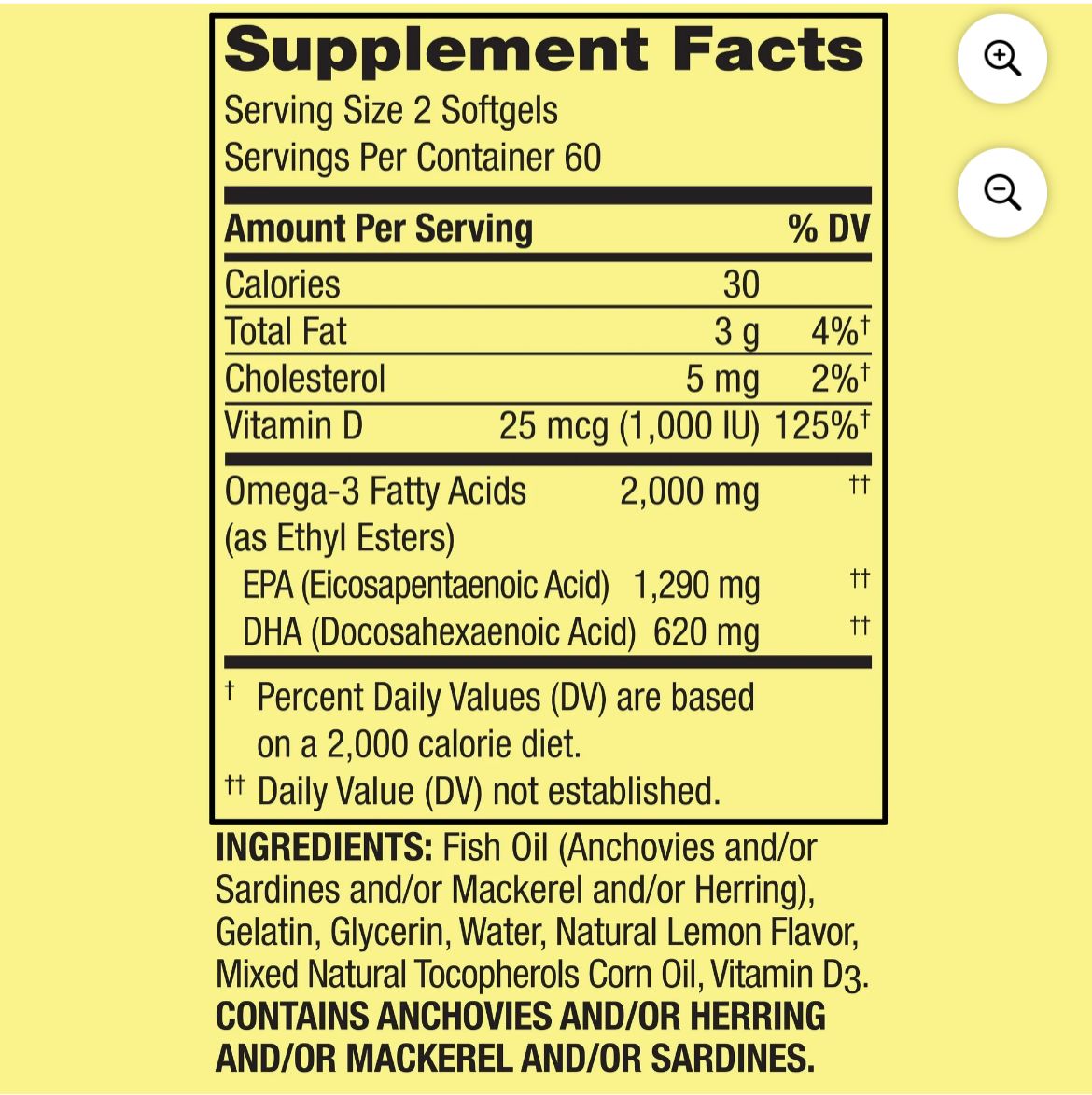 OMEGA 3 2000 mg +VITAMINA D3
